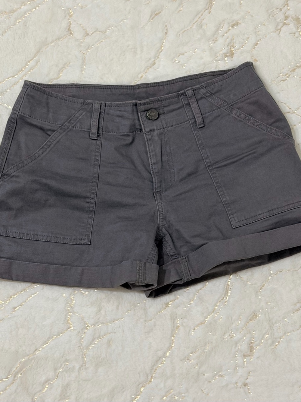 Magellan Outdoors Charcoal Gray Khaki Shorts